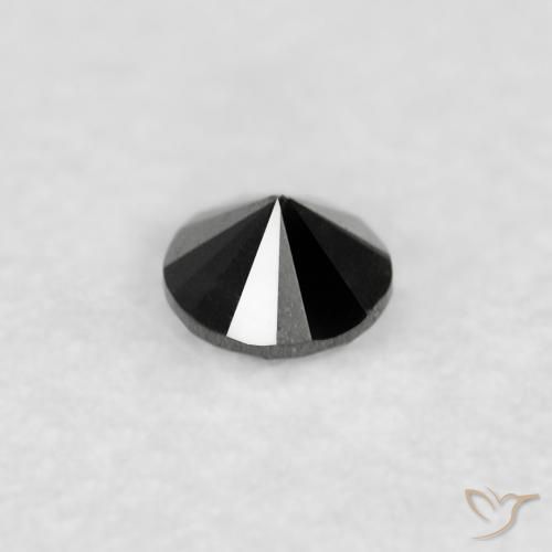0.03克拉天然钻石，圆形的，不透明