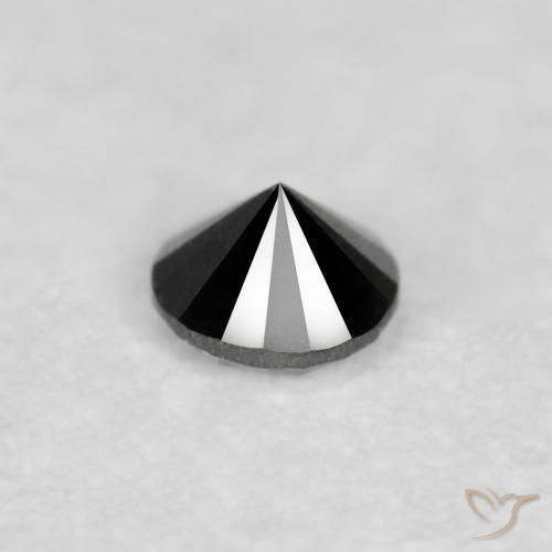 0.03克拉天然钻石，圆形的，不透明