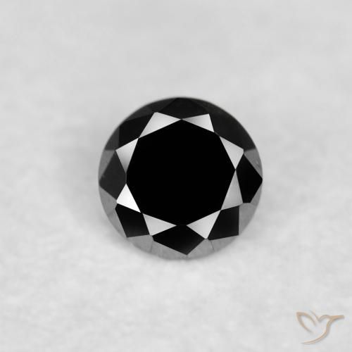 0.03克拉天然钻石，圆形的，不透明