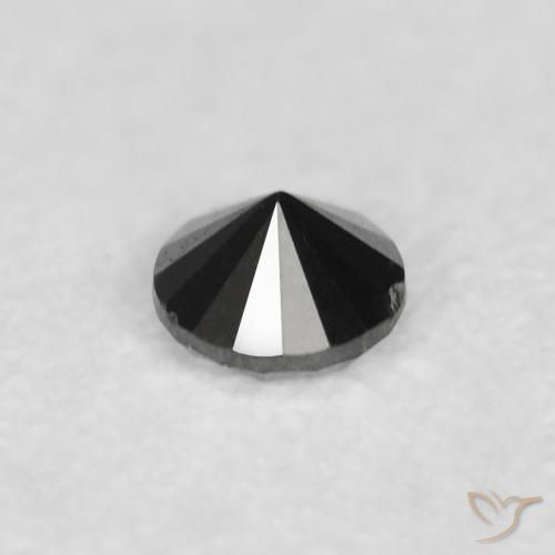 0.03克拉天然钻石，圆形的，不透明