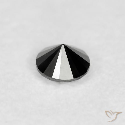 0.08克拉天然钻石，圆形的，不透明