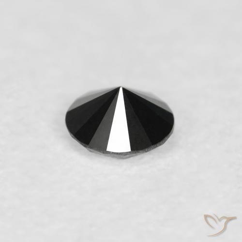 0.06克拉天然钻石，圆形的，不透明
