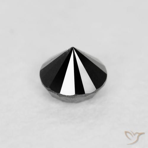 0.05克拉天然钻石，圆形的，不透明