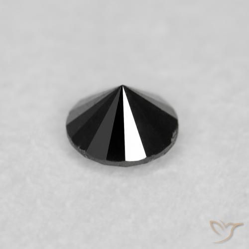 0.05克拉天然钻石，圆形的，不透明
