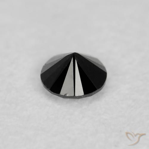 0.05克拉天然钻石，圆形的，不透明
