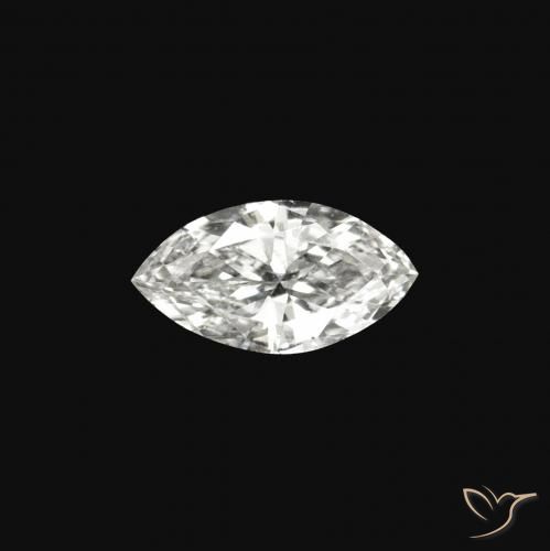 0.07ct 天然 E 钻石, 榄尖形, VVS