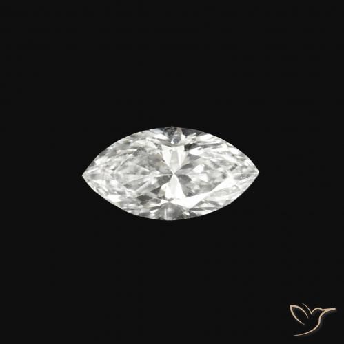 0.09ct E 钻石, 榄尖形, VVS