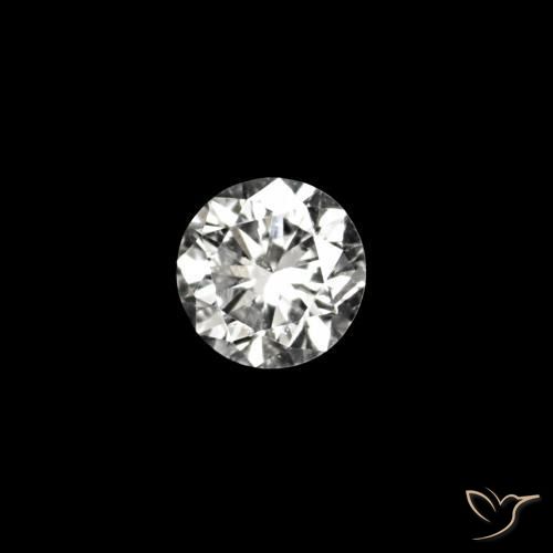 0.02ct D 钻石, 圆形的, VVS-VS