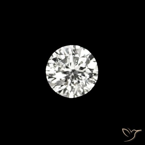 0.02ct D 钻石, 圆形的, VVS-VS