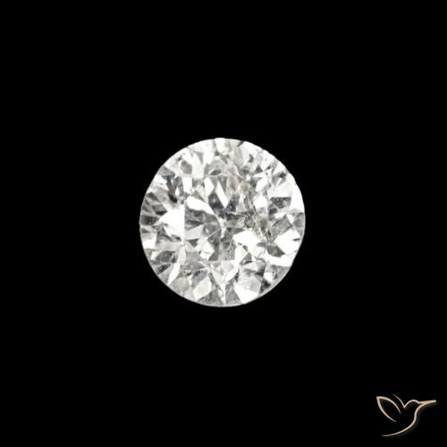 0.02ct H 钻石, 圆形的, VVS-VS