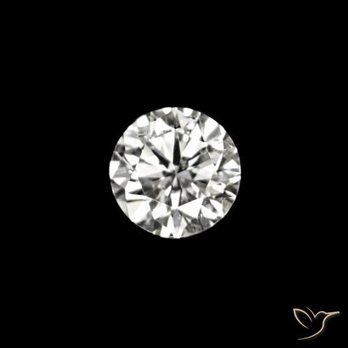 0.02ct D 钻石, 圆形的, VVS-VS