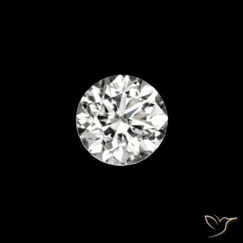 0.02ct D 钻石, 圆形的, VVS-VS