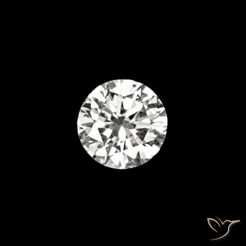 0.02ct D 钻石, 圆形的, VVS-VS