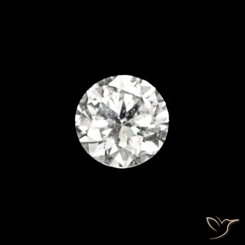 0.02ct D 钻石, 圆形的, VVS-VS