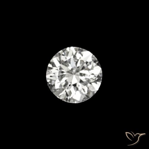 0.02ct D 钻石, 圆形的, VVS-VS