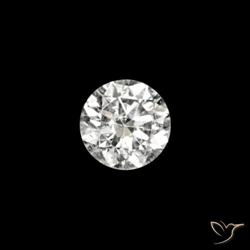 0.02ct D 钻石, 圆形的, VVS-VS