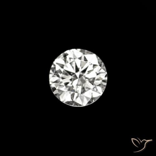0.02ct D 钻石, 圆形的, VVS-VS