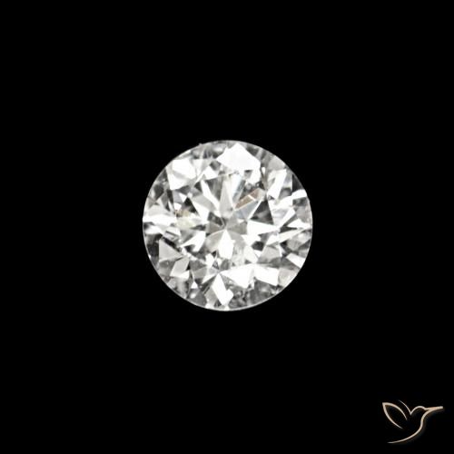 0.02ct D 钻石, 圆形的, VVS-VS