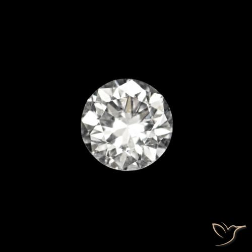0.02ct D 钻石, 圆形的, VVS-VS