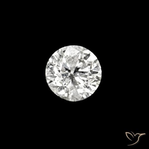 0.02ct D 钻石, 圆形的, VVS-VS