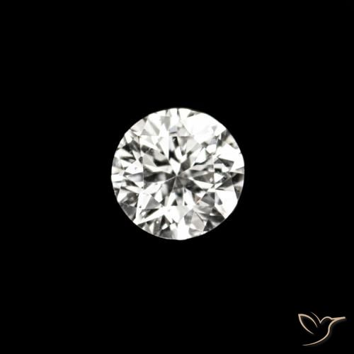 0.02ct D 钻石, 圆形的, VVS-VS