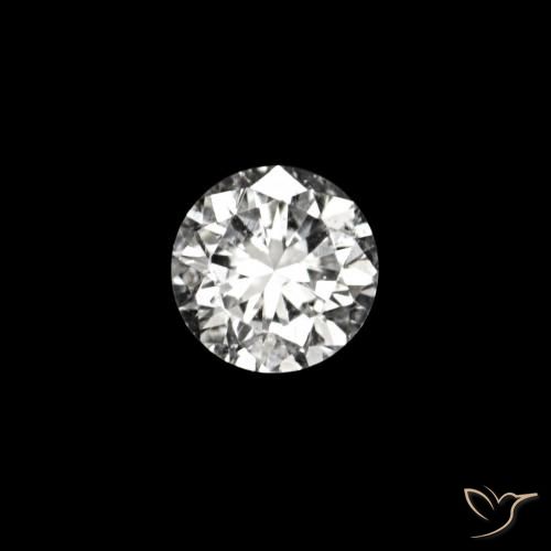 0.02ct D 钻石, 圆形的, VVS-VS