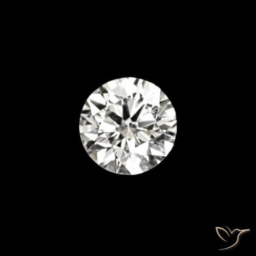 0.02ct D 钻石, 圆形的, VVS-VS
