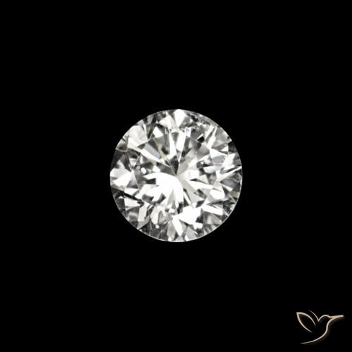 0.02ct D 钻石, 圆形的, VVS-VS