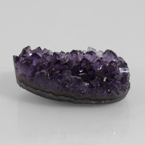 59.31克拉天然紫罗兰色晶簇紫水晶，异形，34.5×23.5毫米，不透明