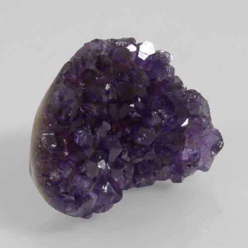 67.83克拉天然紫罗兰色晶簇紫水晶，异形，32.4×24.5毫米，不透明