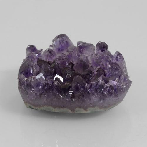 72.22克拉天然紫罗兰色晶簇紫水晶，异形，35.5×31毫米，不透明