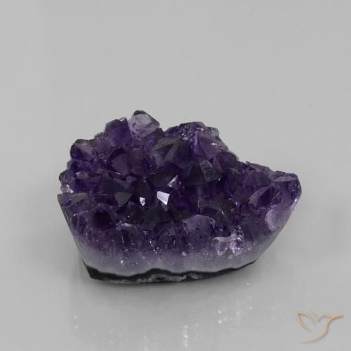 82.82ct 天然 深葡萄紫 德鲁兹紫水晶, 花式切割, 不透明