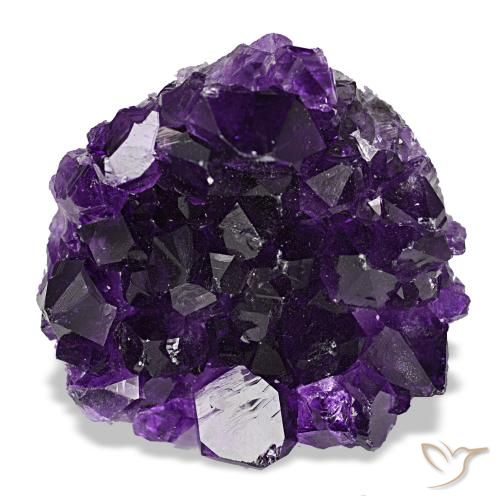 66.29克拉天然紫罗兰色晶簇紫水晶，异形，26.4×26毫米，不透明