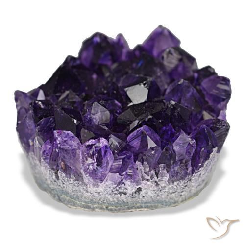 80.13克拉天然紫罗兰色晶簇紫水晶，异形，28.7×28.3毫米，不透明