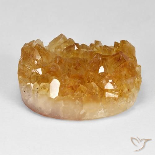 64.51 克拉异形德鲁兹黄水晶宝石| 26.8 x 22 mm | GemSelect