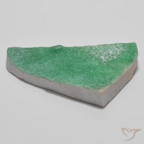 16.67克拉天然晶簇磷铝石，花式切割，不透明