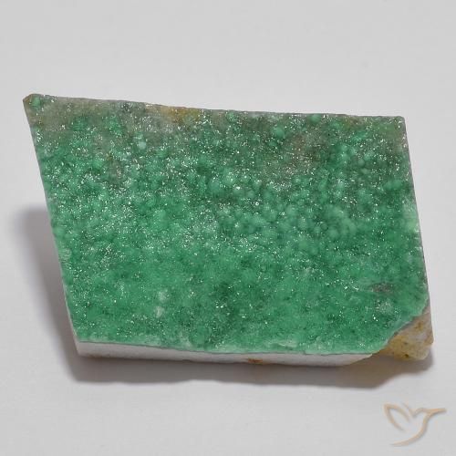 13.53ct 天然 中绿色 德鲁齐杂石, 花式切割, 不透明