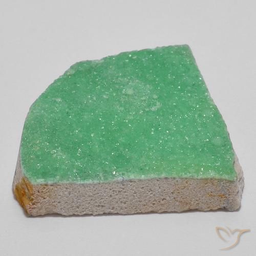 10.56克拉天然晶簇磷铝石，花式切割，不透明