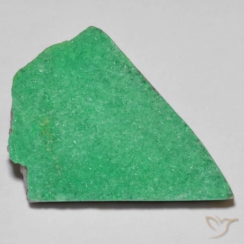 10.24ct 天然 中绿色 德鲁齐杂石, 花式切割, 不透明