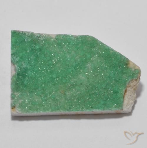 11.73ct 天然 中绿色 德鲁齐杂石, 花式切割, 不透明