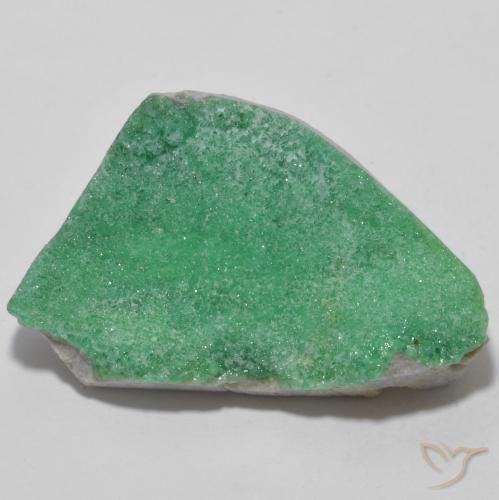 12.31ct 天然 中绿色 德鲁齐杂石, 花式切割, 不透明