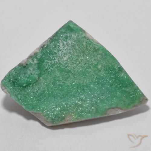 10.29ct 天然 淡罗勒绿 德鲁齐杂石, 花式切割, 不透明