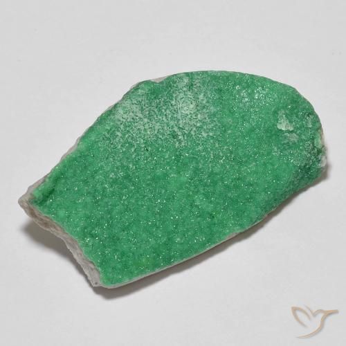 17.75克拉天然晶簇磷铝石，花式切割，不透明