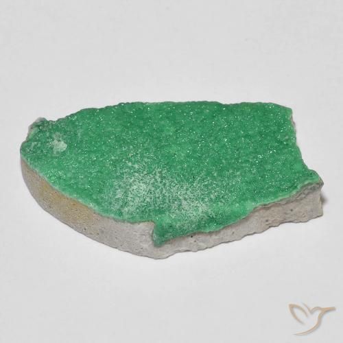 17.75克拉天然晶簇磷铝石，花式切割，不透明