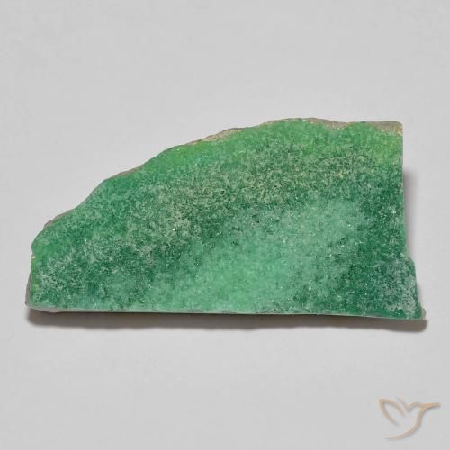 21.19ct 天然 中绿色 德鲁齐杂石, 花式切割, 不透明