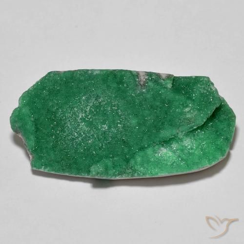 16.68ct 天然 暖绿 德鲁齐杂石, 花式切割, 不透明