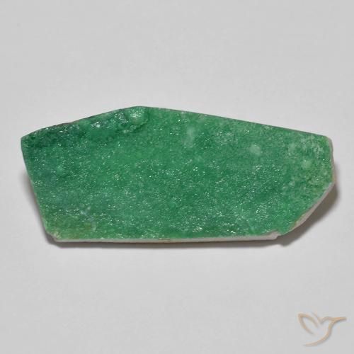 16.00ct 天然 三叶草绿色 德鲁齐杂石, 花式切割, 不透明