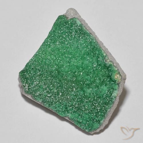 11.83ct 天然 中绿色 德鲁齐杂石, 花式切割, 不透明