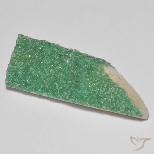 10.89克拉天然德鲁齐杂石，花式切割，不透明