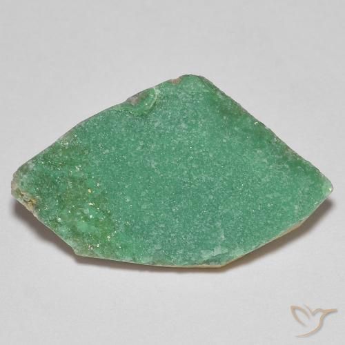 6.44ct 天然 中绿色 德鲁齐杂石, 花式切割, 不透明